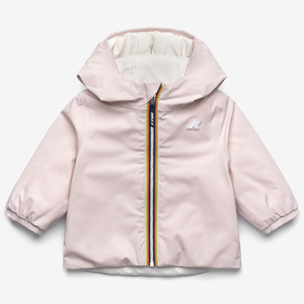 Jackets_KID UNISEX_E. JACK ST WARM DOUBLE_Short_Rose Hushed - White Gardenia - Commercial 1