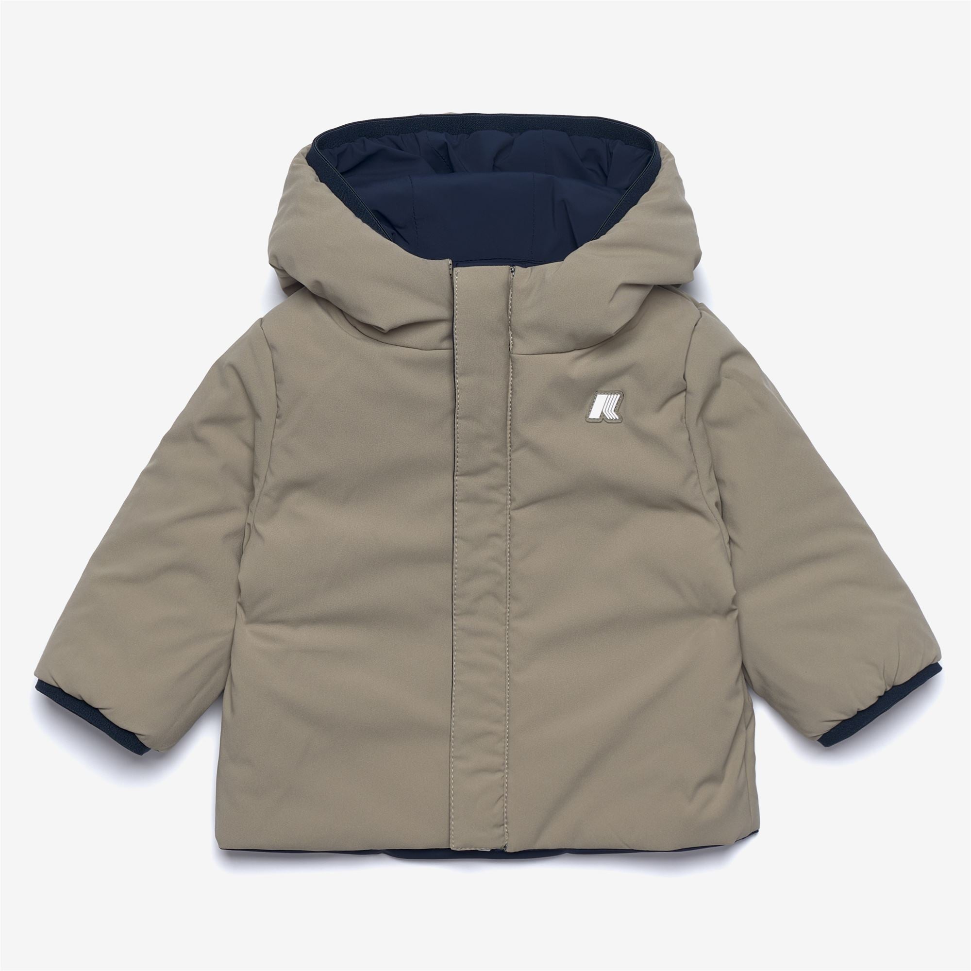 Jackets_KID UNISEX_E. JACK ST WARM DOUBLE_Short_Blue Depth - Green Oak - Commercial 2