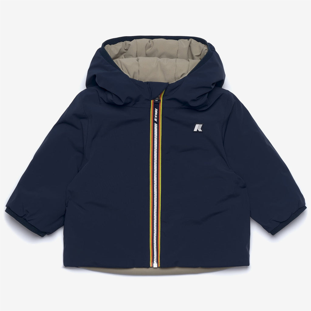 Jackets_KID UNISEX_E. JACK ST WARM DOUBLE_Short_Blue Depth - Green Oak - Commercial 1