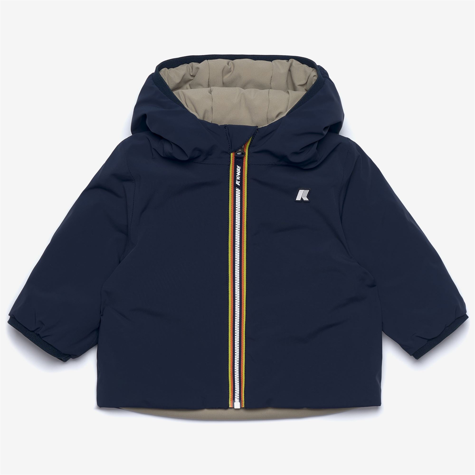 Jackets_KID UNISEX_E. JACK ST WARM DOUBLE_Short_Blue Depth - Green Oak - Commercial 1