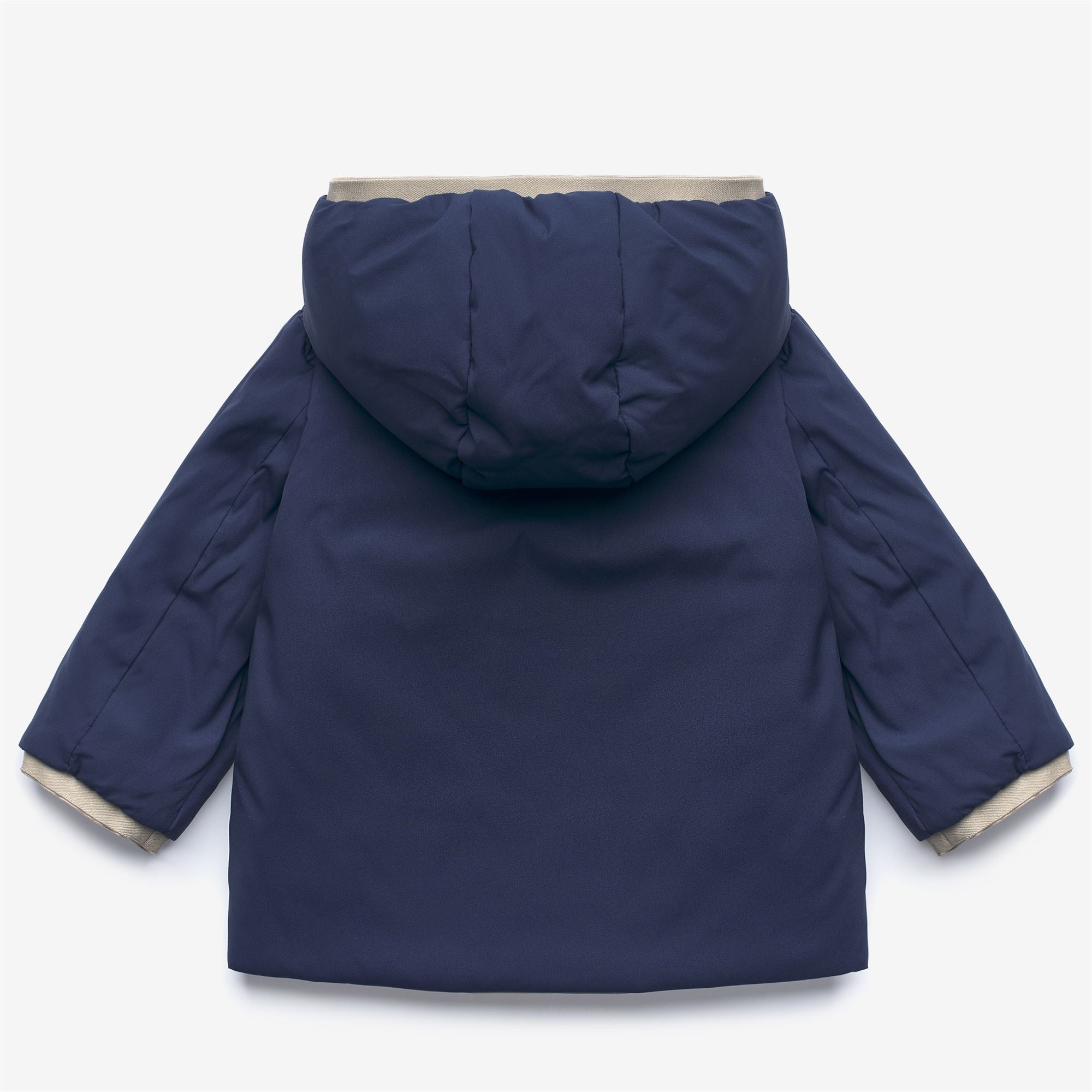 Jackets_KID UNISEX_E. JACK ST WARM DOUBLE_Short_Beige Cashmere - Blue Deep Cobalt - Commercial 4