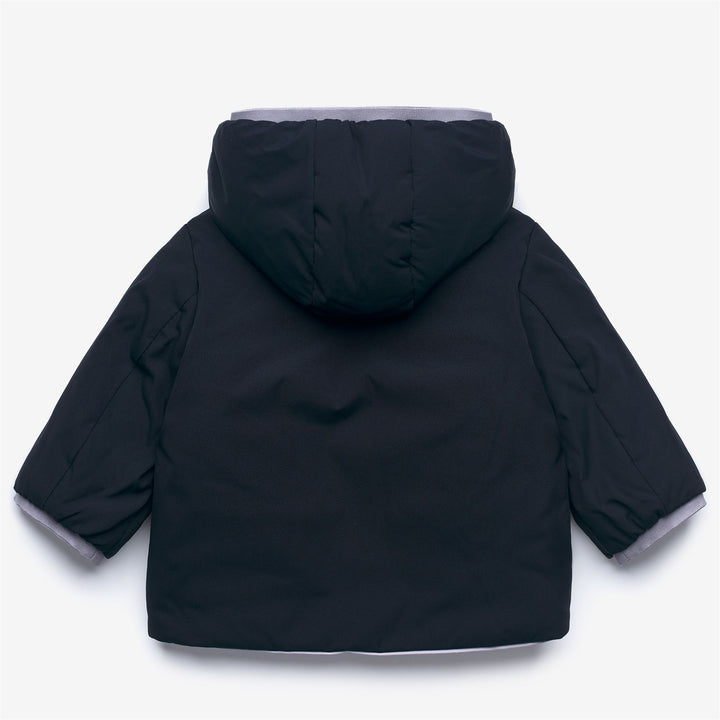 Violet unisex Kid's Reversible Warm Jacket 4