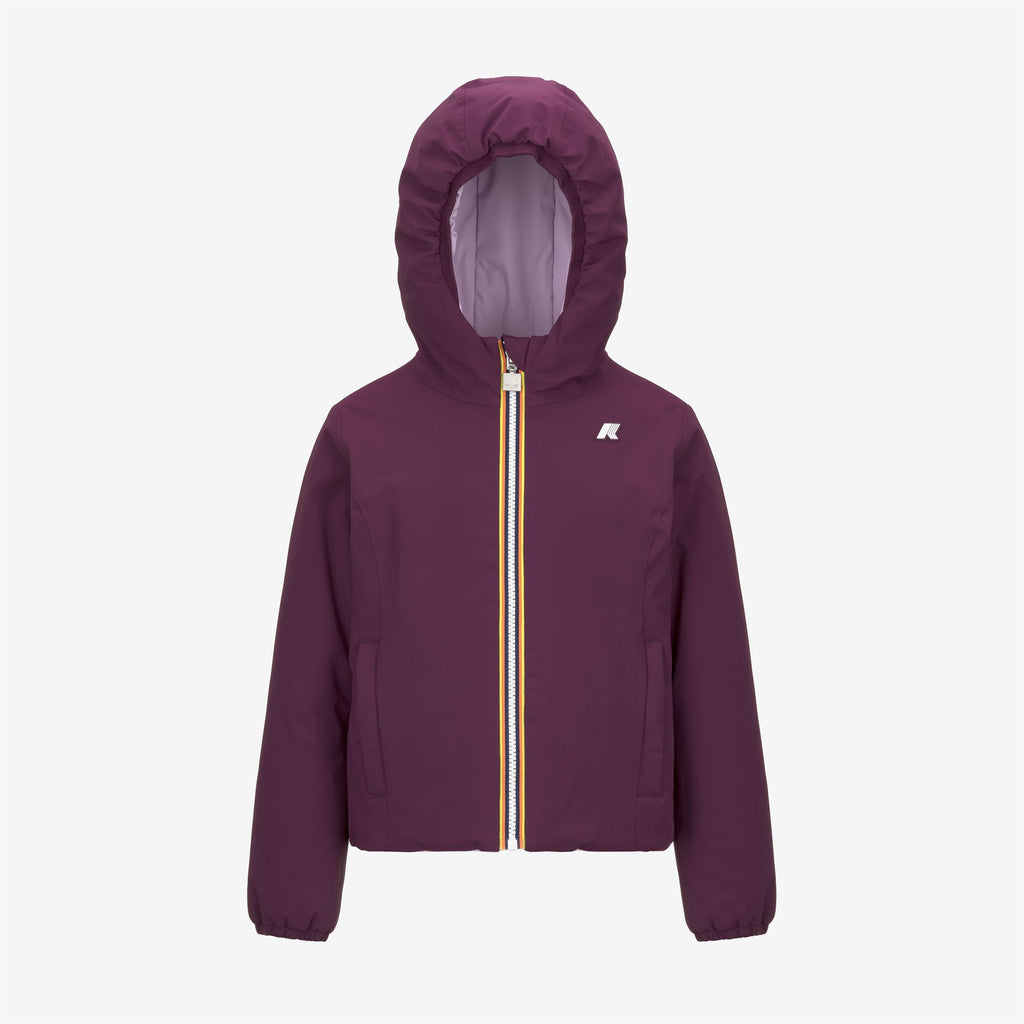 Jackets_GIRL_P. LILY ST WARM DOUBLE_Short_Violet Dk Purple - Violet Lt Lilac - Commercial 1