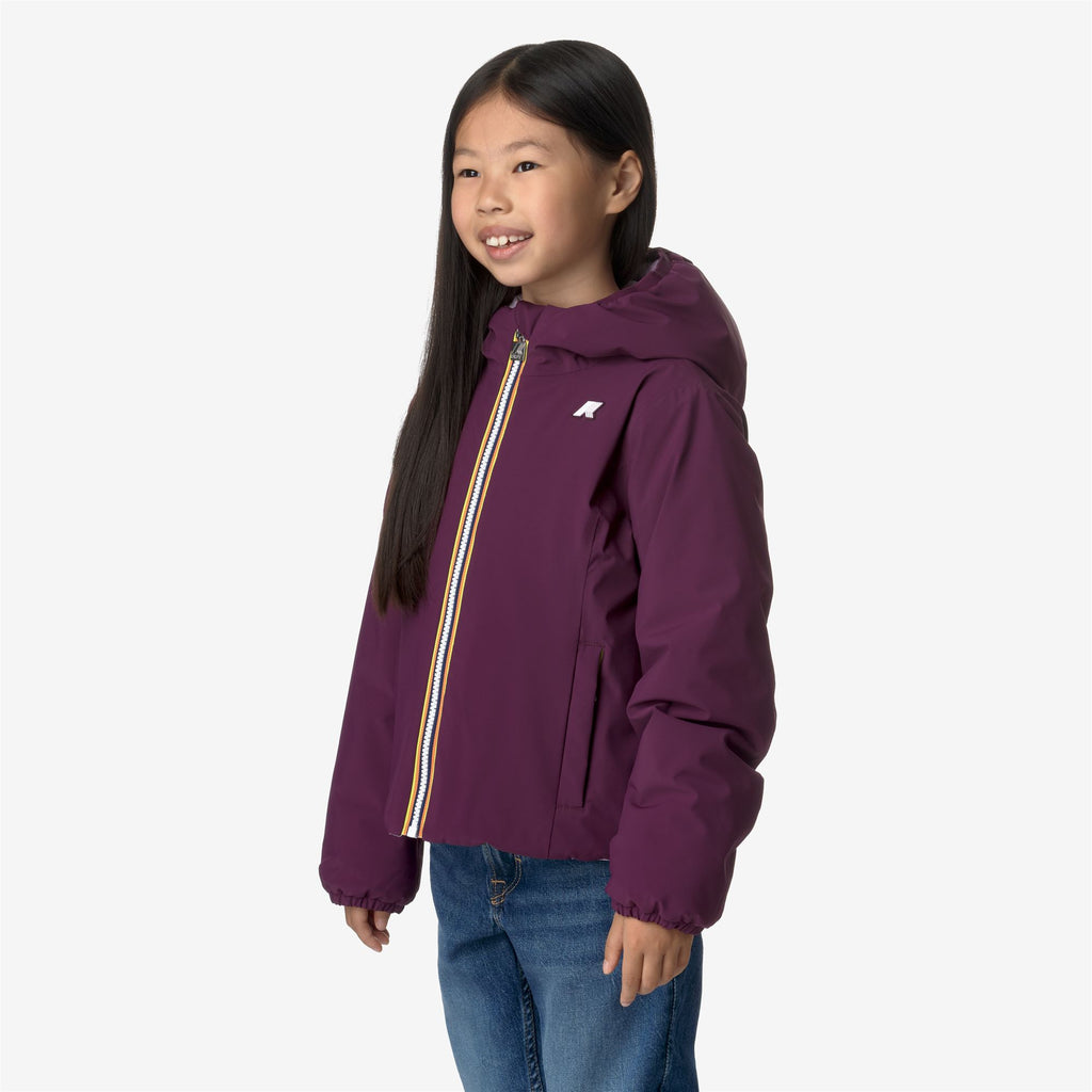 Jackets_GIRL_P. LILY ST WARM DOUBLE_Short_Violet Dk Purple - Violet Lt Lilac - Commercial 5