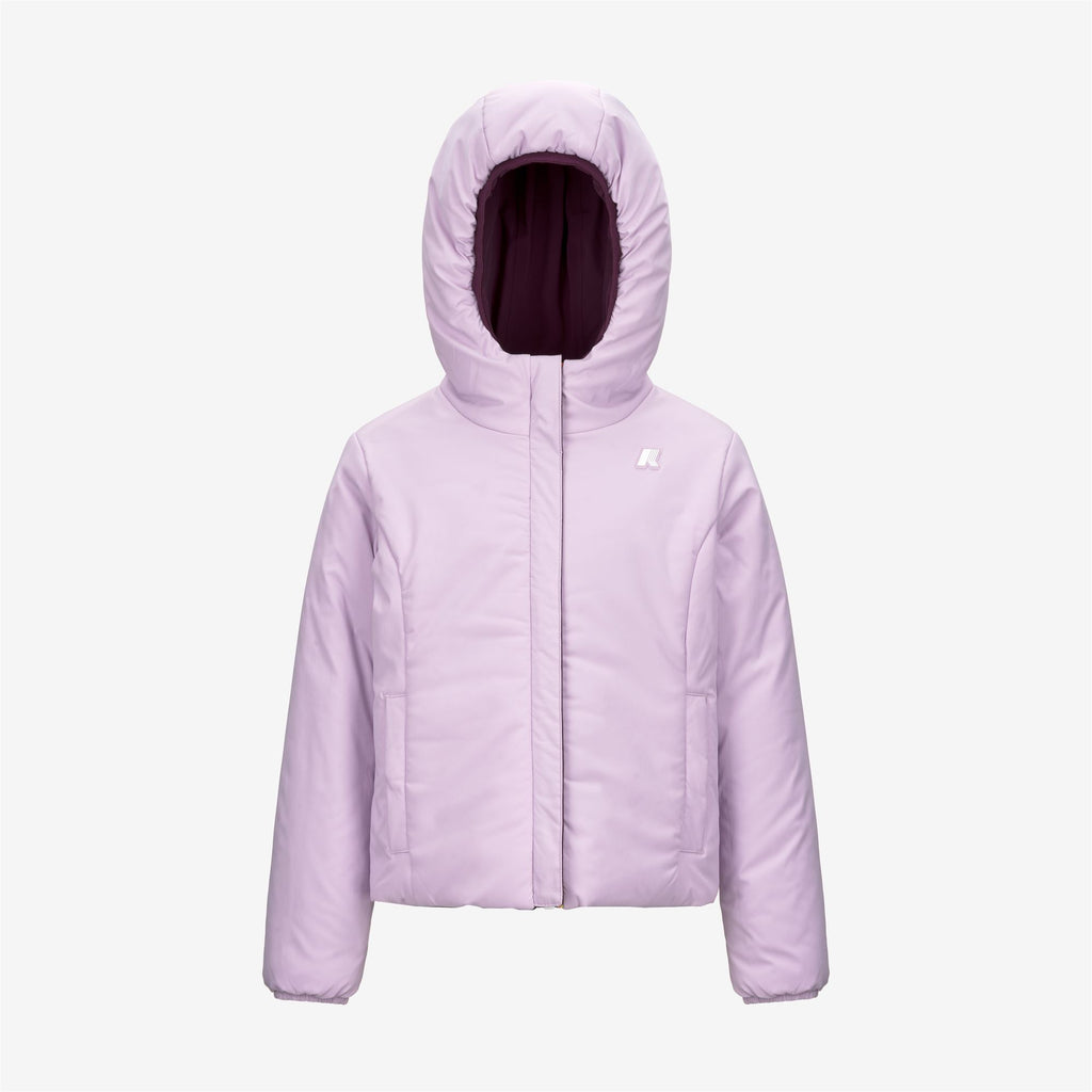 Jackets_GIRL_P. LILY ST WARM DOUBLE_Short_Violet Dk Purple - Violet Lt Lilac - Commercial 2