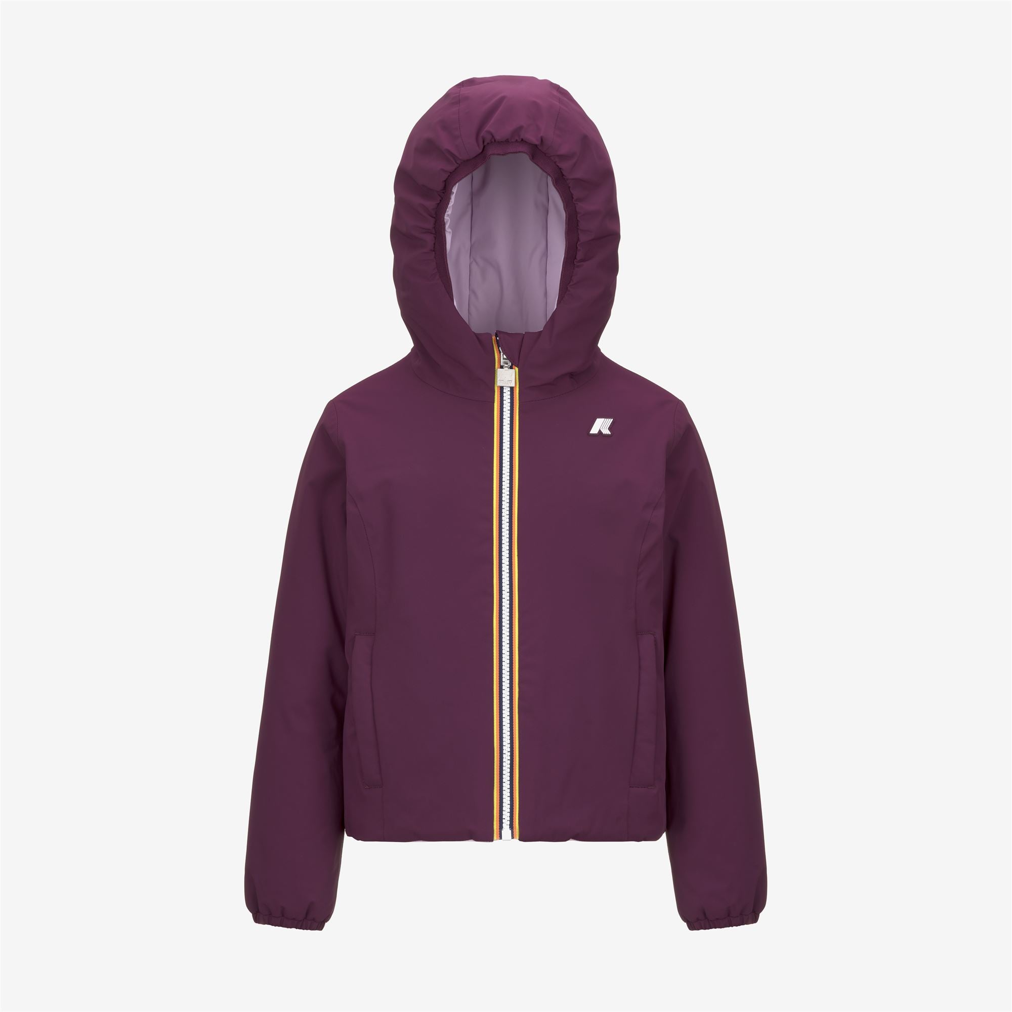 Jackets_GIRL_P. LILY ST WARM DOUBLE_Short_Violet Dk Purple - Violet Lt Lilac - Commercial 1