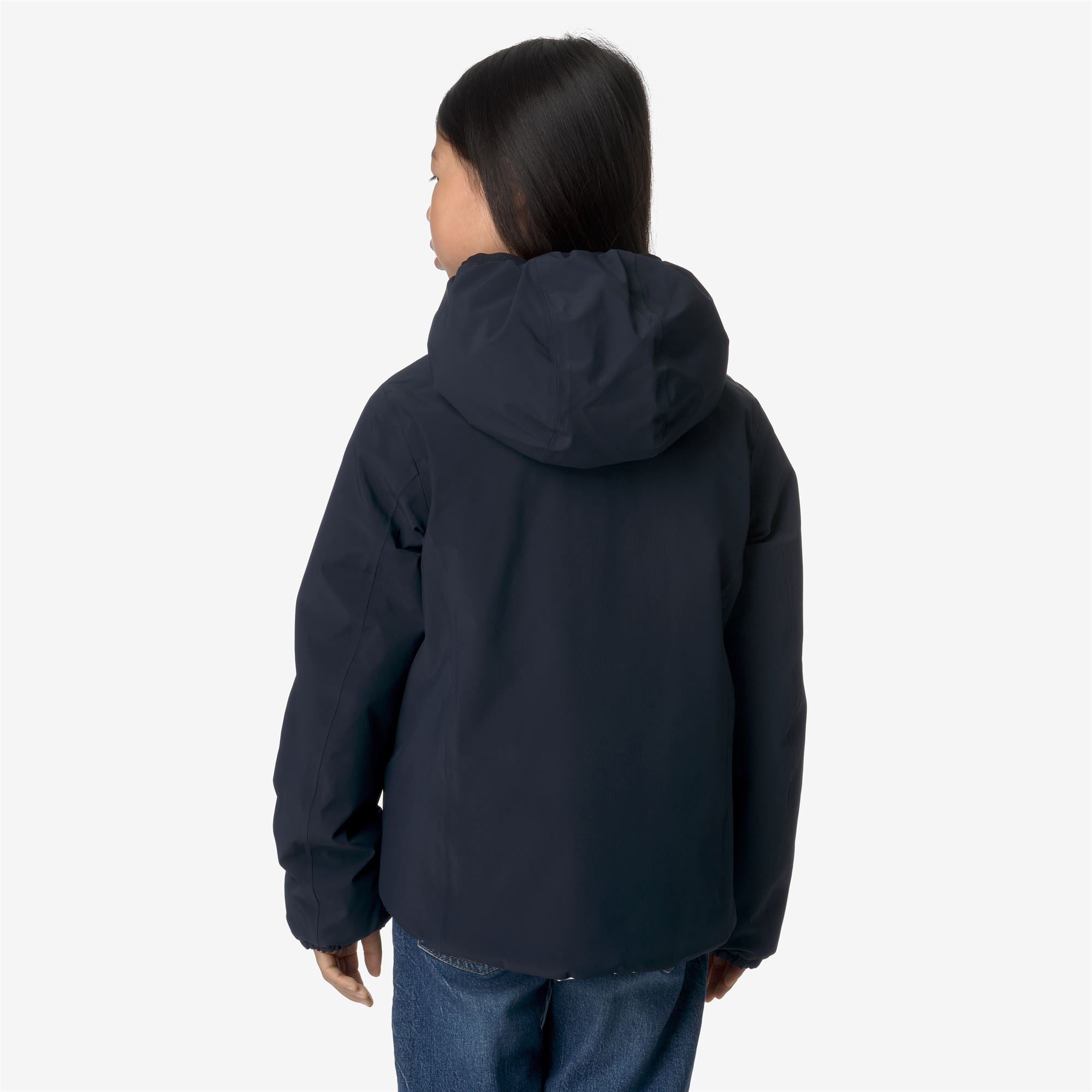 Jackets_GIRL_P. LILY ST WARM DOUBLE_Short_Blue Depth - White Gardenia - Commercial 6