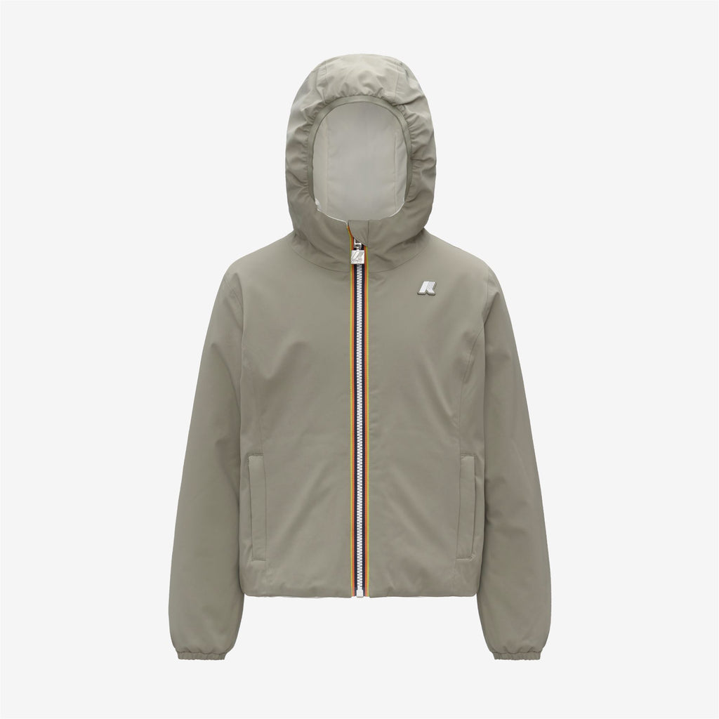 Jackets_GIRL_P. LILY ST WARM DOUBLE_Short_Green Oak - White Gardenia - Commercial 1