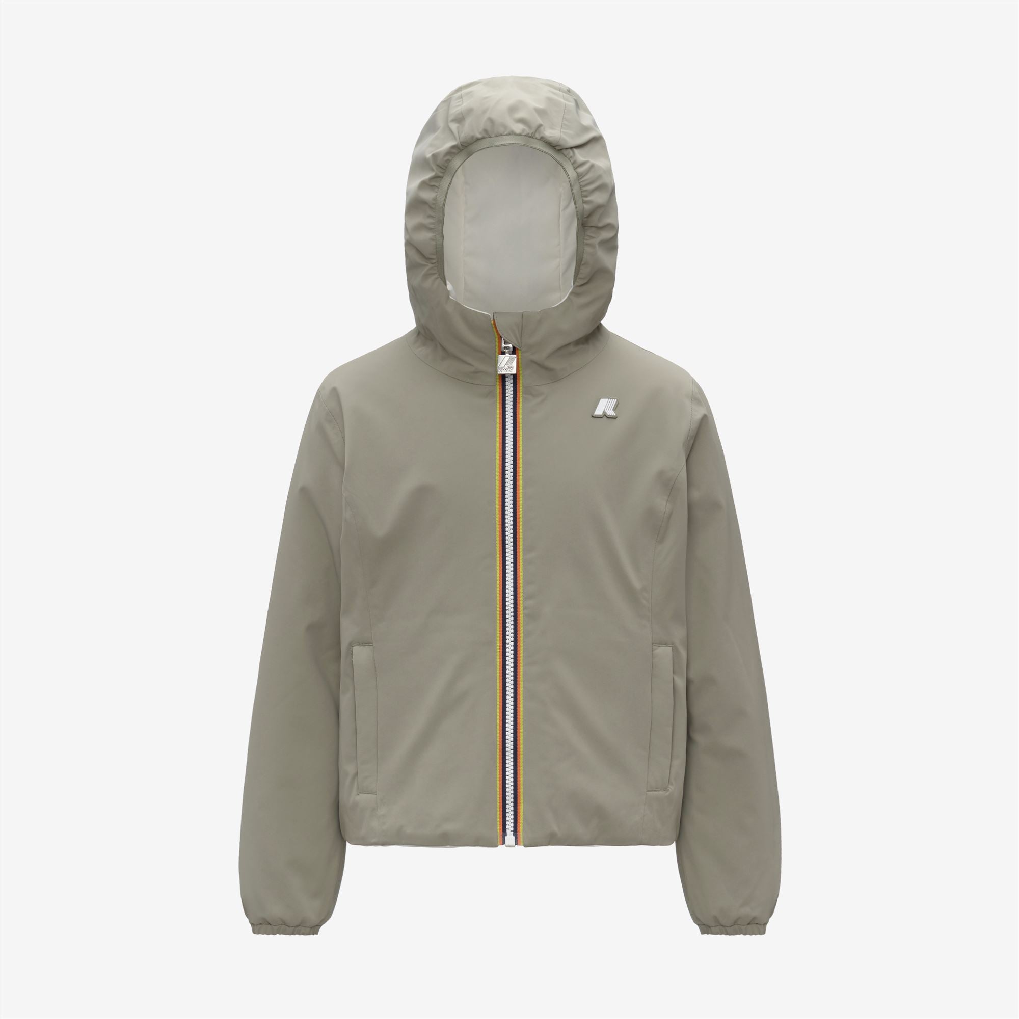 Jackets_GIRL_P. LILY ST WARM DOUBLE_Short_Green Oak - White Gardenia - Commercial 1