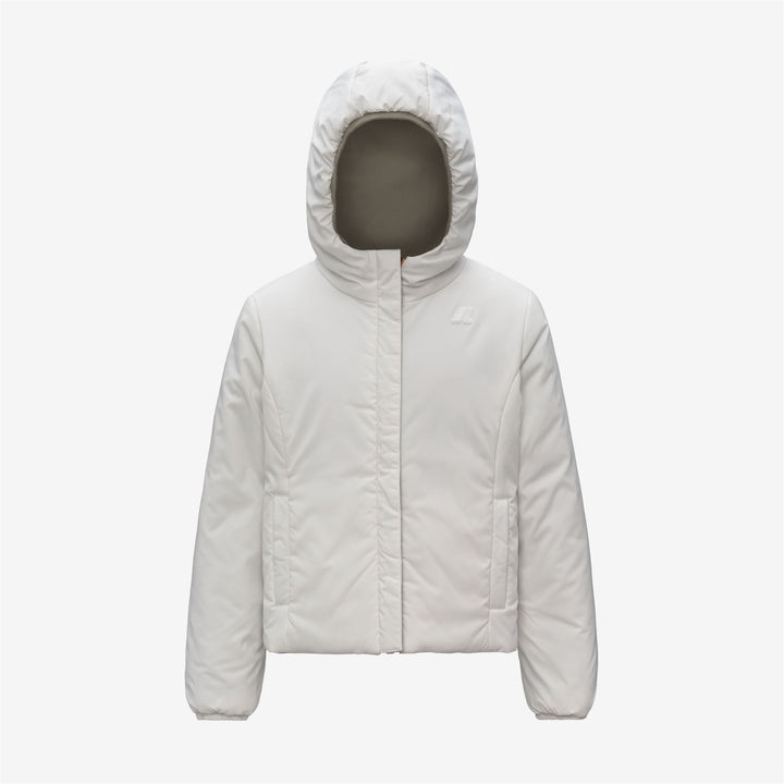 Green oak Girl's Reversible Waterproof Jacket with Synthetic Padding 2