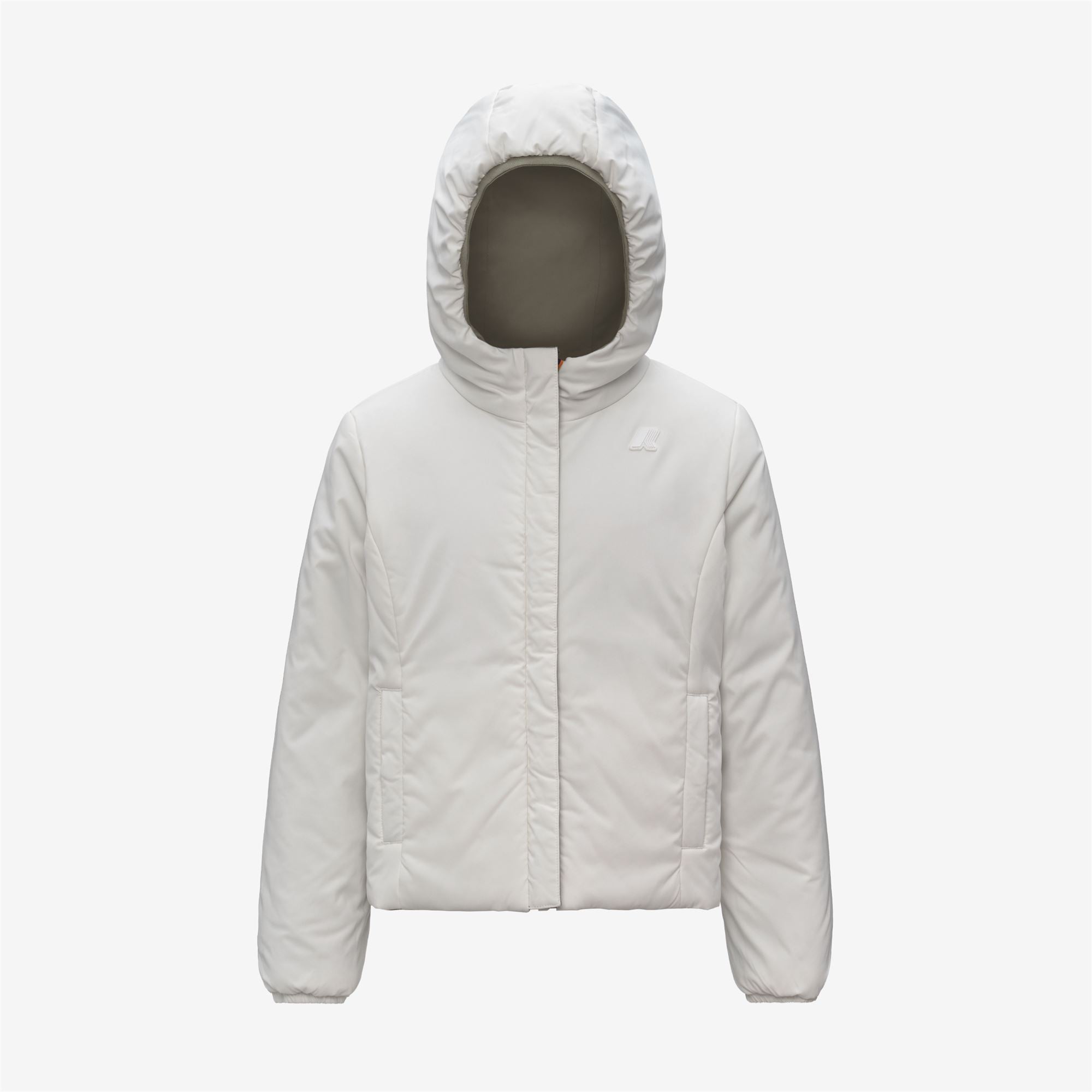 Jackets_GIRL_P. LILY ST WARM DOUBLE_Short_Green Oak - White Gardenia - Commercial 2