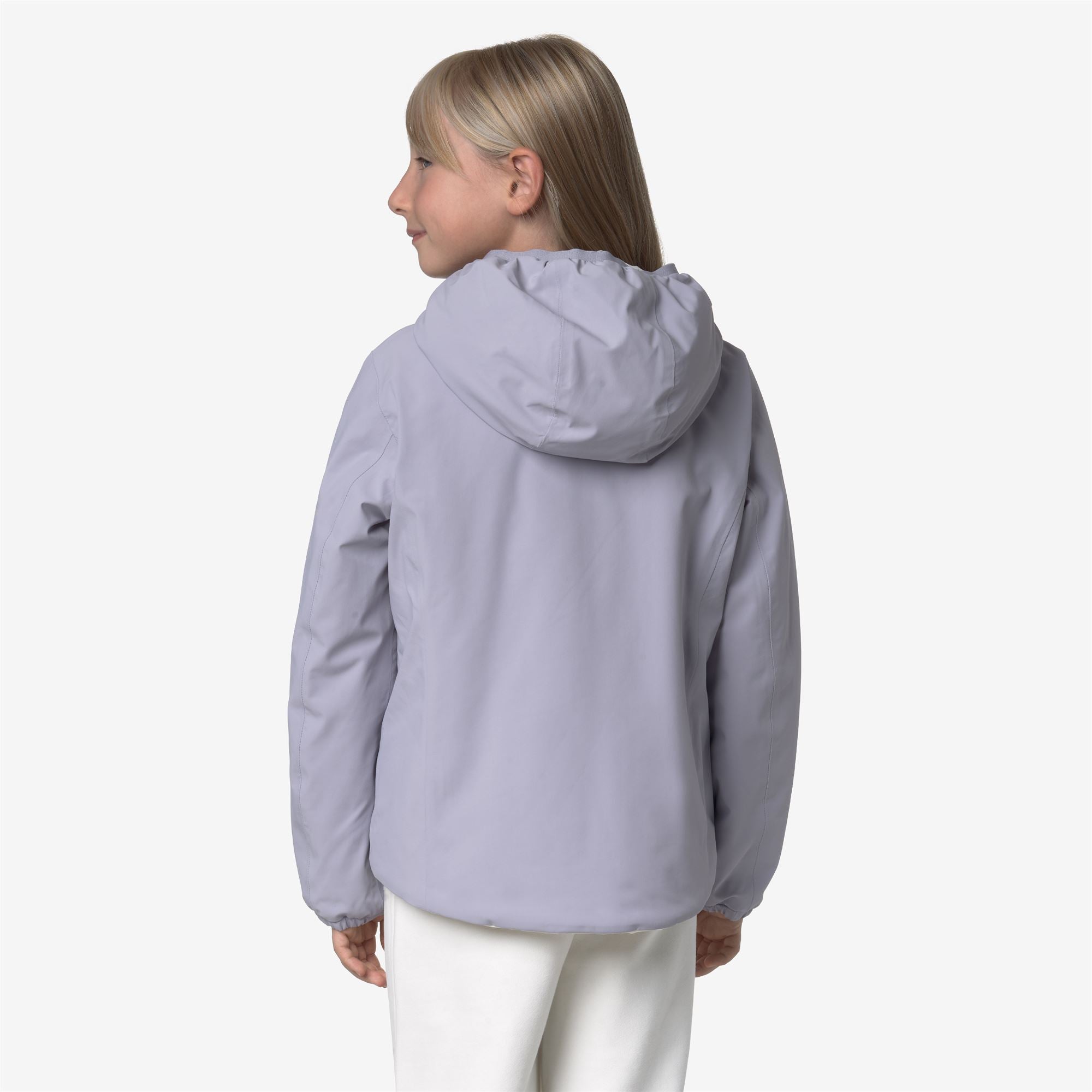 Jackets_GIRL_P. LILY ST WARM DOUBLE_Short_Violet Lavender - White Gardenia - Commercial 6