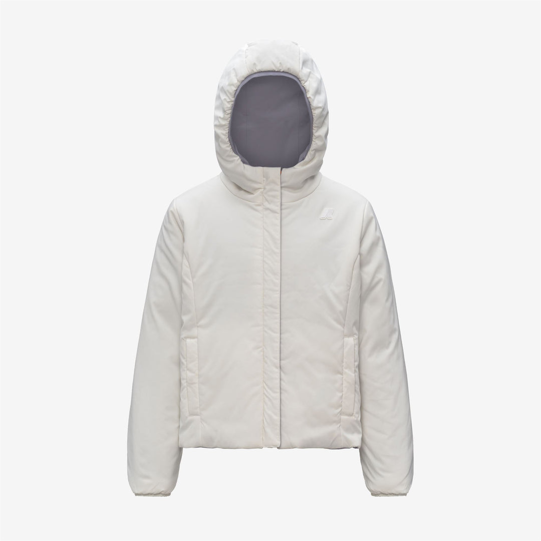 Violet girl's reversible insulated short jacket main