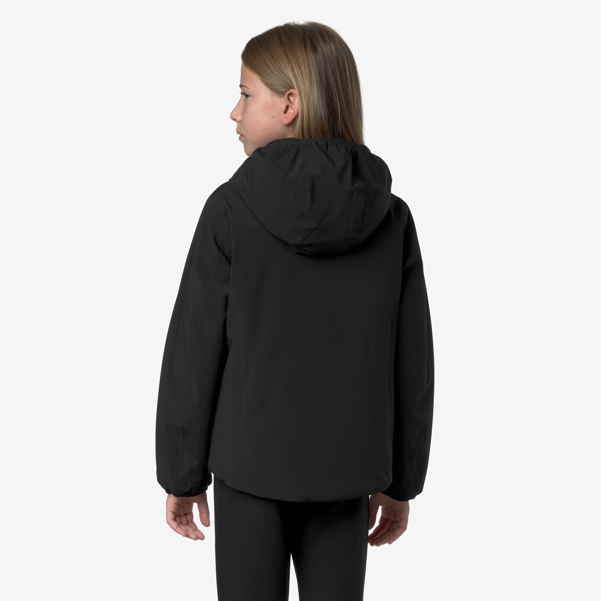 Jackets_GIRL_P. LILY ST WARM DOUBLE_Short_Black Pure - Rose Pinkish - Commercial 6