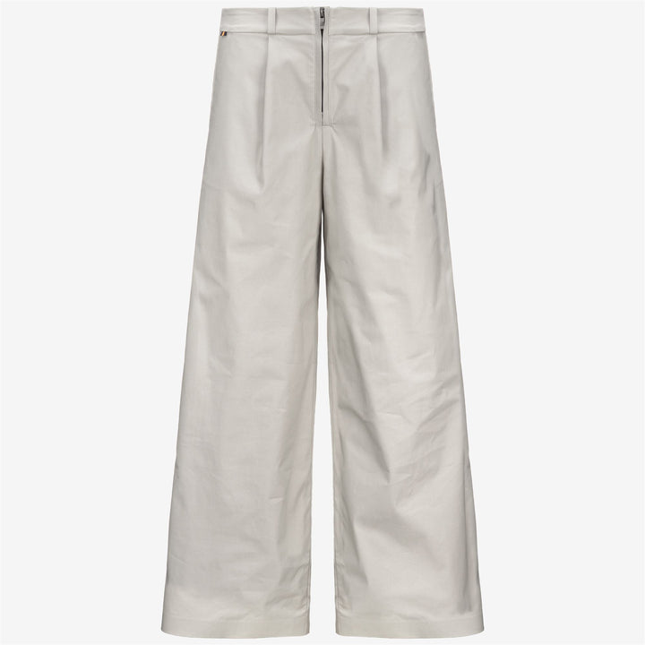 Beige Grey Women's Palazzo Sport Trousers for City Wear 5