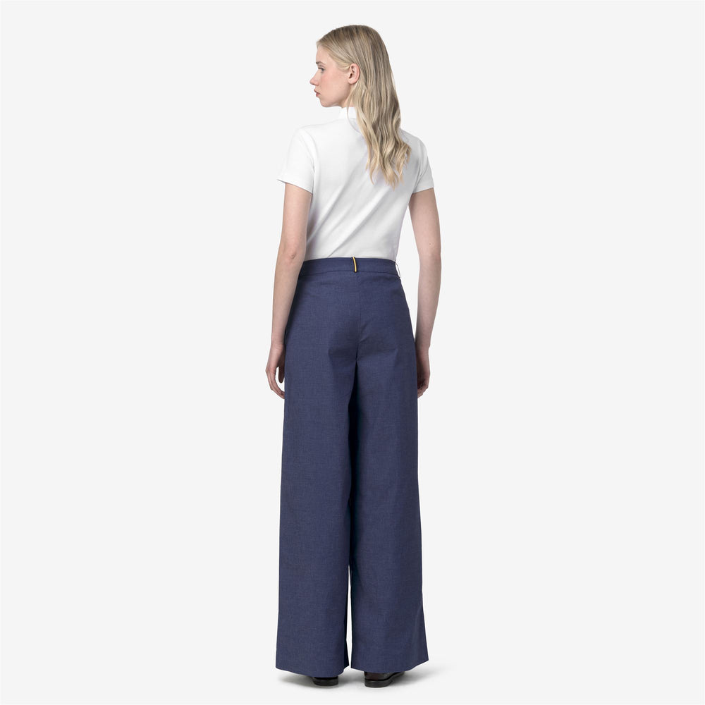 Cobalt blue Women's Palazzo Sport Trousers for City Wear 02