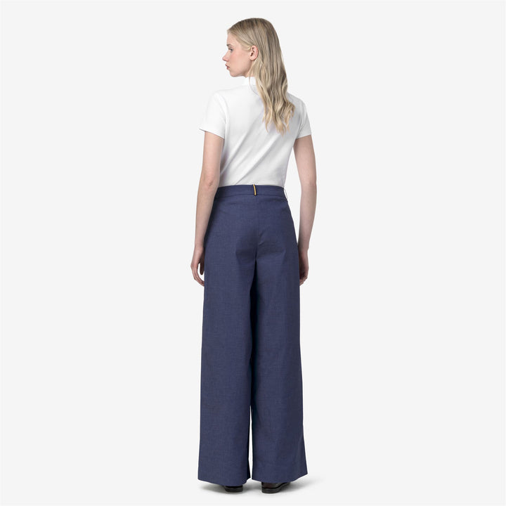 Cobalt blue Women's Palazzo Sport Trousers for City Wear 3
