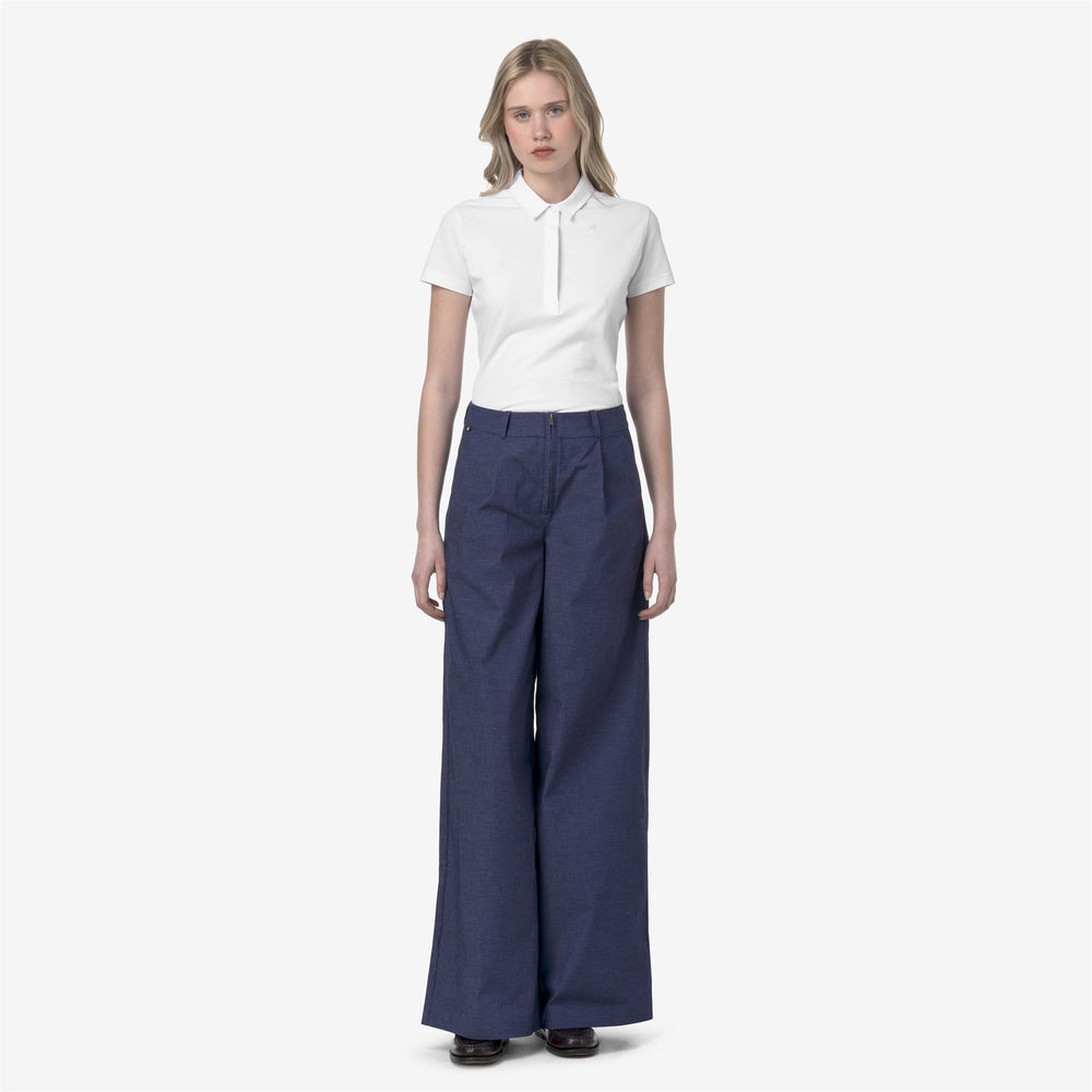 Cobalt blue Women's Palazzo Sport Trousers for City Wear 02