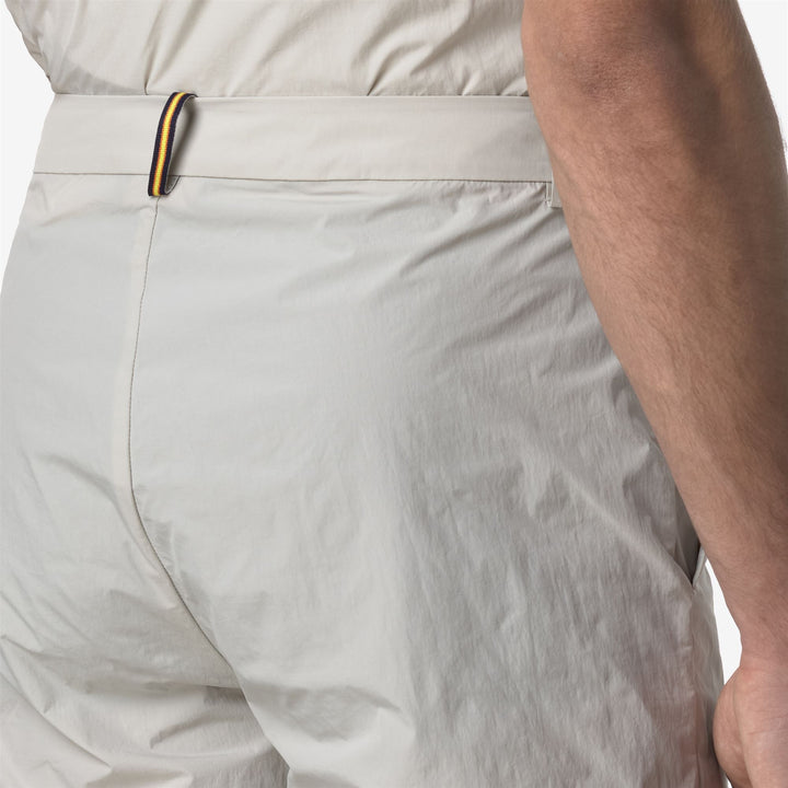 Beige Grey Men's Casual Nylon Sport Shorts 2