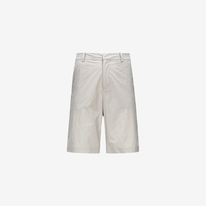 Beige Grey Men's Casual Nylon Sport Shorts 1