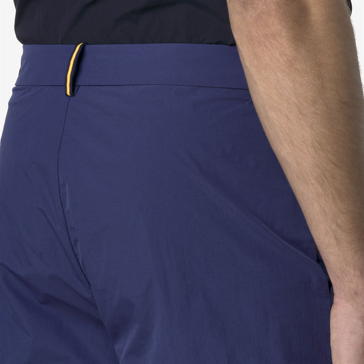 Cobalt Blue Men's Casual Nylon Bermuda Shorts 4