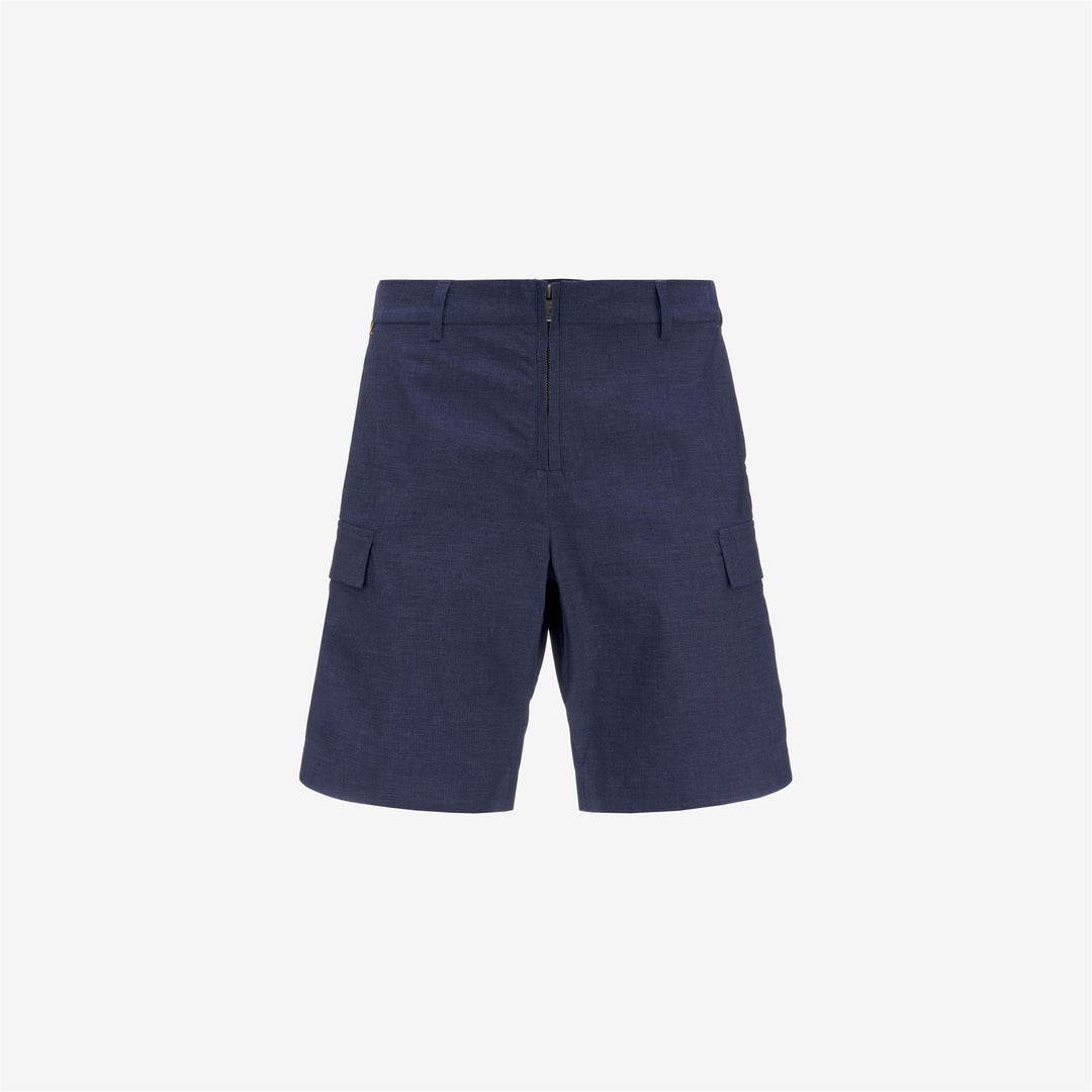 Cobalt blue Men's Cargo Bermuda Shorts for Casual City Wear main