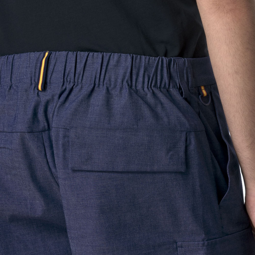 Cobalt blue Men's Cargo Bermuda Shorts for Casual City Wear main