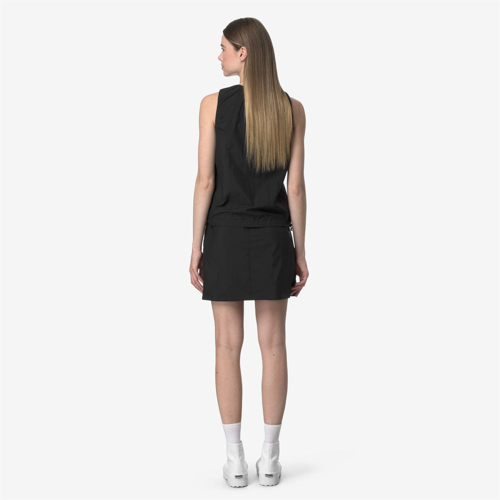 Black Grey Women's Summer Mini Skirt with UV Protection 02