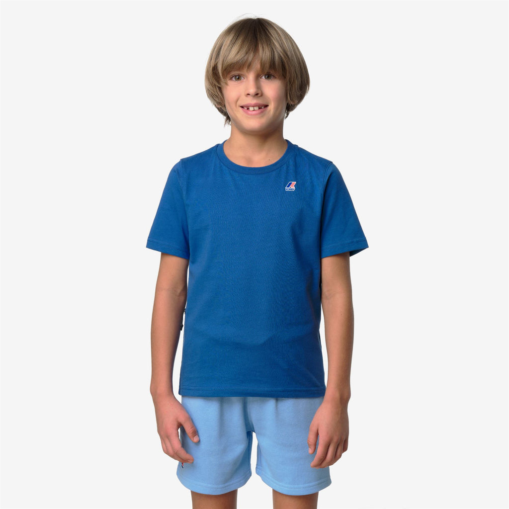 T-Shirts & Top_KID UNISEX_P. LEONIDE_T-Shirt_Blue Royal Marine - Commercial 4