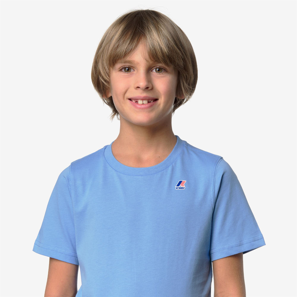 P. LEONIDE - T-ShirtsTop - T-Shirt - Bambino/a - BLUE CIELO 02
