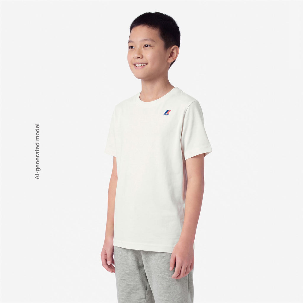 T-Shirts & Top_KID UNISEX_P. LEONIDE_T-Shirt_White Natural - Commercial 5