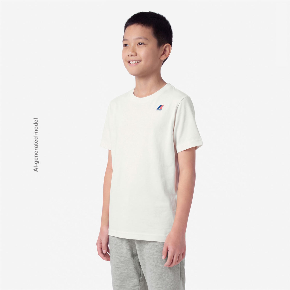 T-Shirts & Top_KID UNISEX_P. LEONIDE_T-Shirt_White Natural - Commercial 5