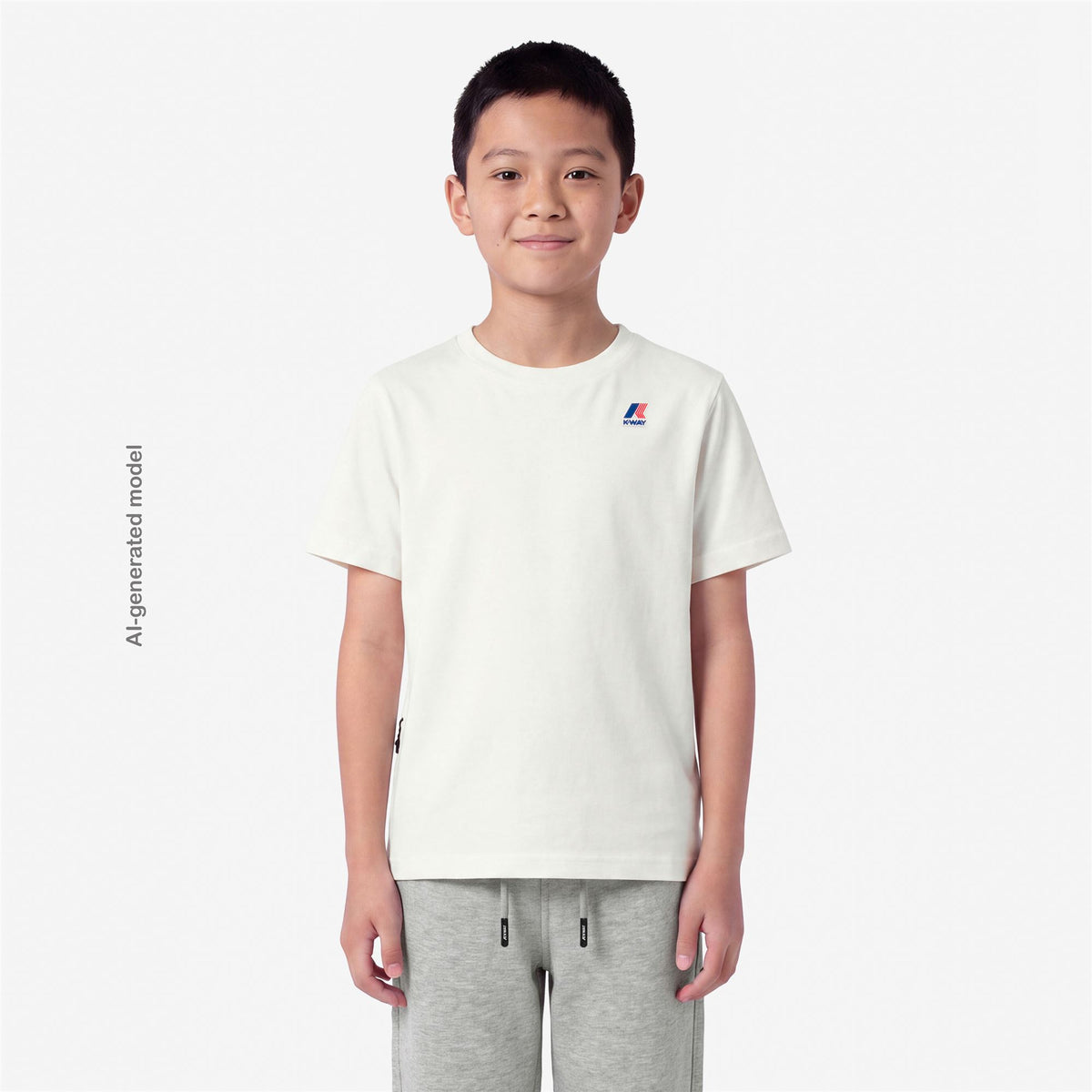 T-Shirts & Top_KID UNISEX_P. LEONIDE_T-Shirt_White Natural - Commercial 4