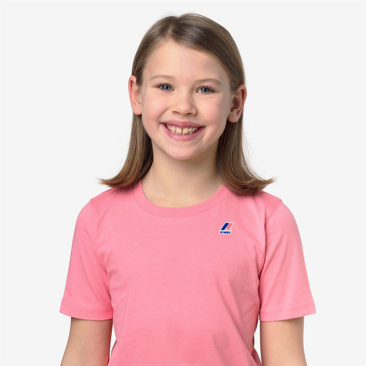 P. LEONIDE - T-ShirtsTop - T-Shirt - Kid unisex - PINK GERANIUM 3