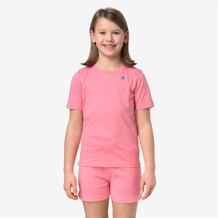 P. LEONIDE - T-ShirtsTop - T-Shirt - Kid unisex - PINK GERANIUM 4