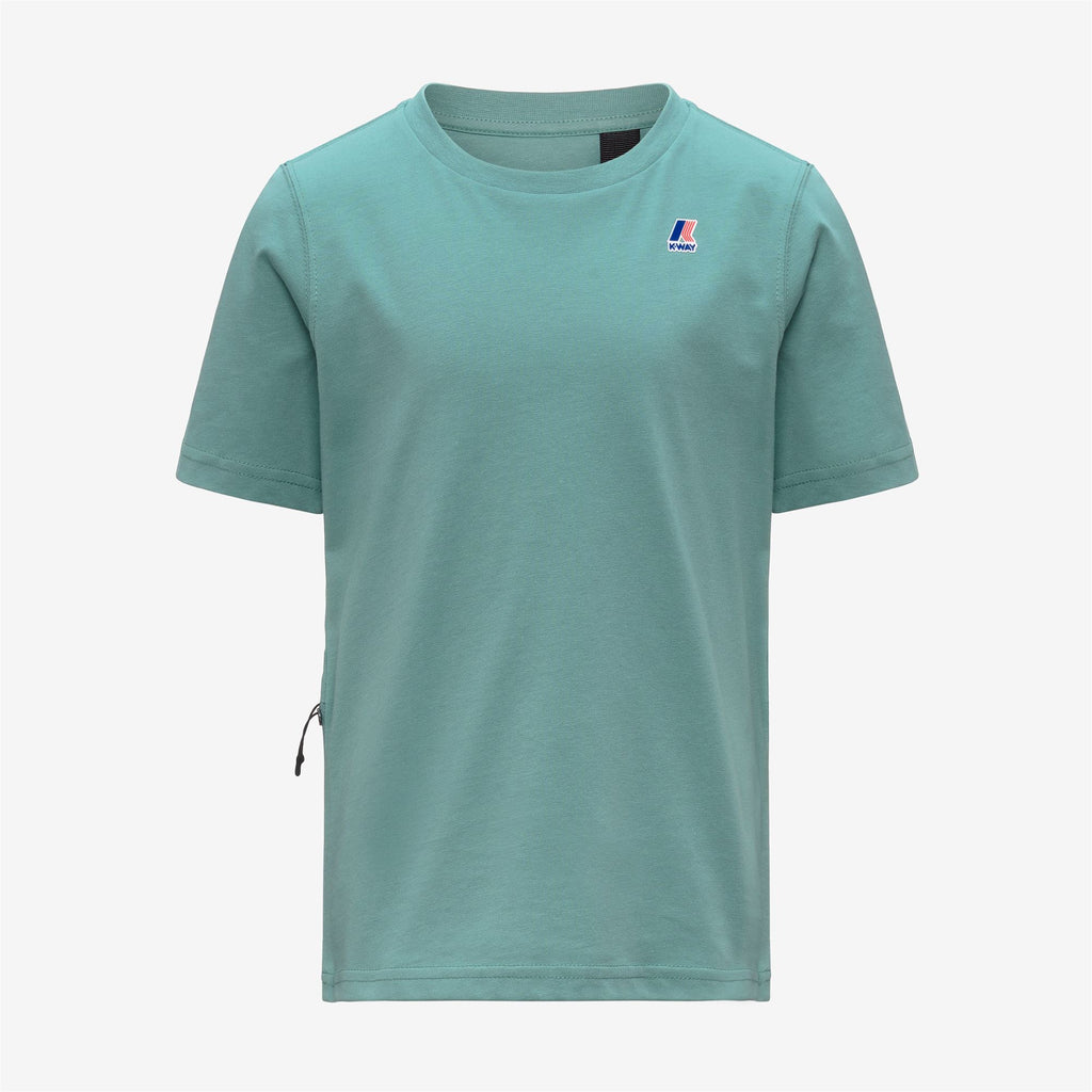 T-Shirts & Top_KID UNISEX_P. LEONIDE_T-Shirt_Green Mine - Commercial 1