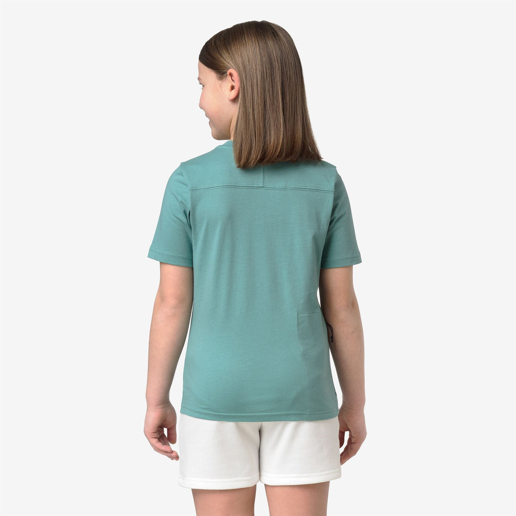 T-Shirts & Top_KID UNISEX_P. LEONIDE_T-Shirt_Green Mine - Commercial 6