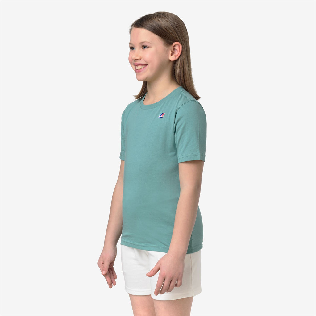 T-Shirts & Top_KID UNISEX_P. LEONIDE_T-Shirt_Green Mine - Commercial 5
