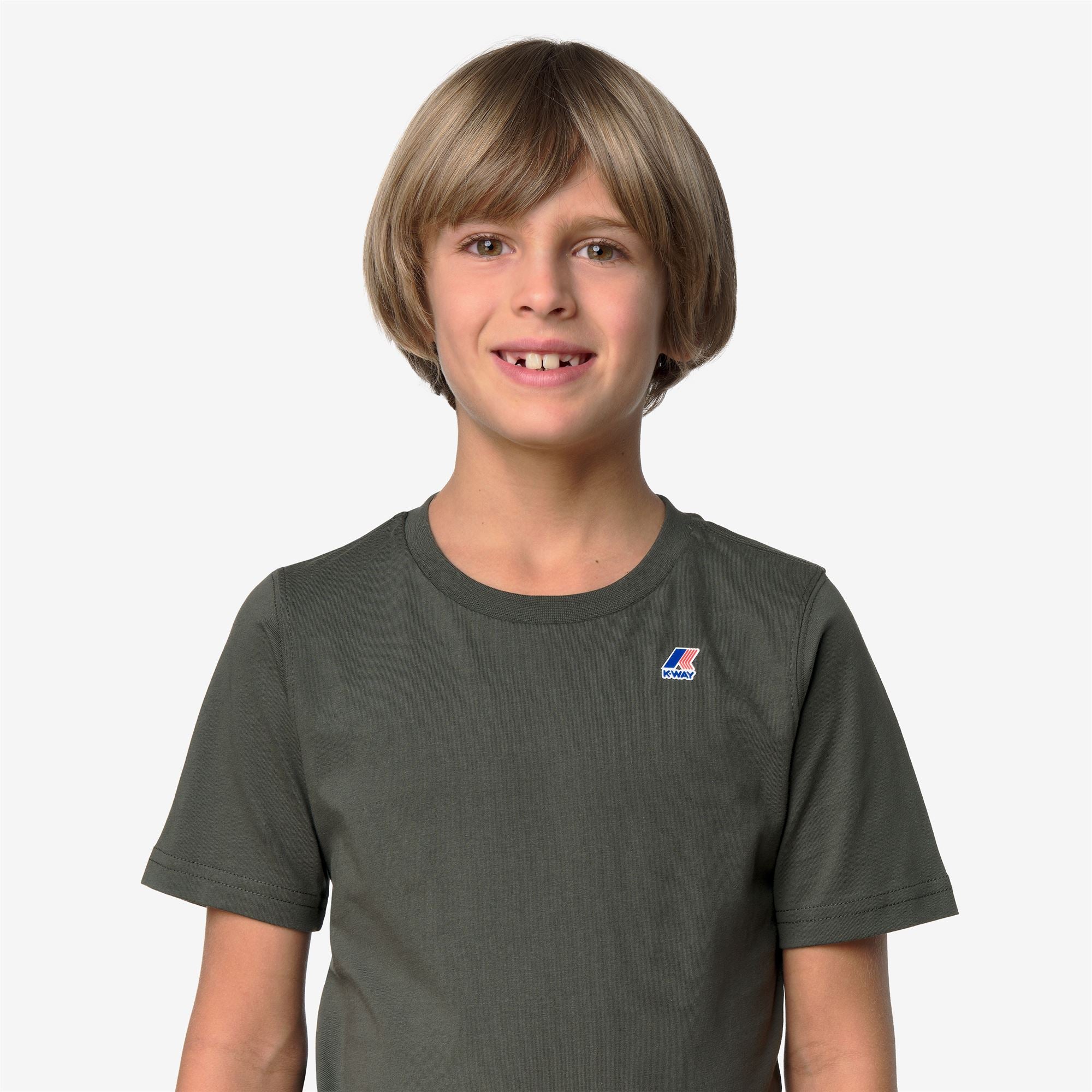 T-Shirts & Top_KID UNISEX_P. LEONIDE_T-Shirt_GREEN BLACKISH - Commercial 7