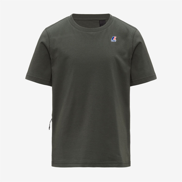 P. LEONIDE - T-ShirtsTop - T-Shirt - Kid unisex - GREEN BLACKISH 1