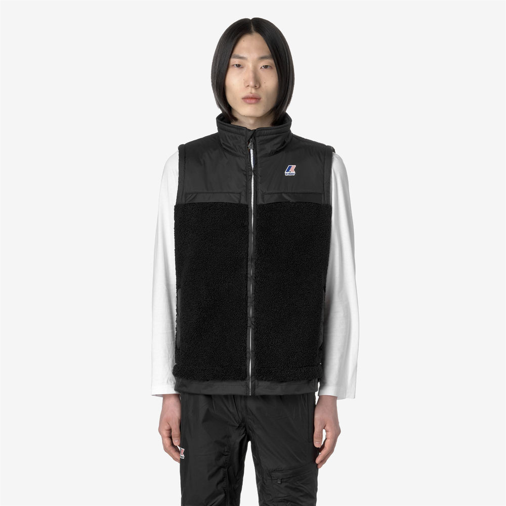 Black Grey Unisex Windproof Fleece Jacket for City Wear 02