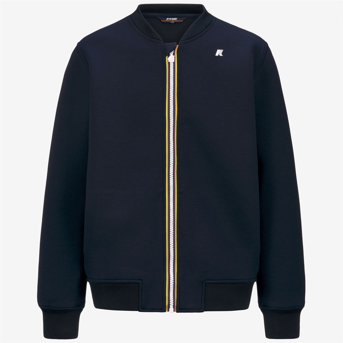 Fleece_MAN_ABEL SPACER_Jacket_Blue Depth - Commercial 1