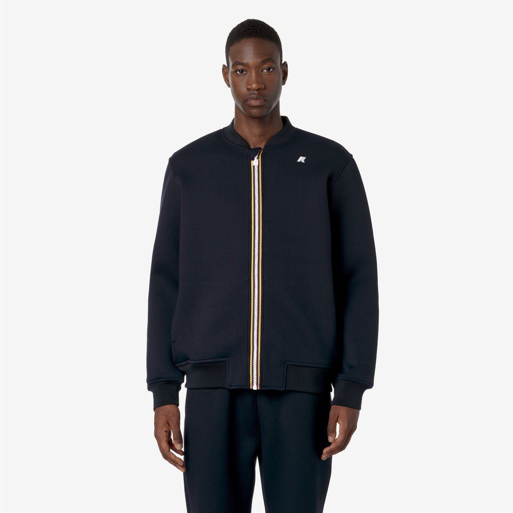 Fleece_MAN_ABEL SPACER_Jacket_Blue Depth - Commercial 4