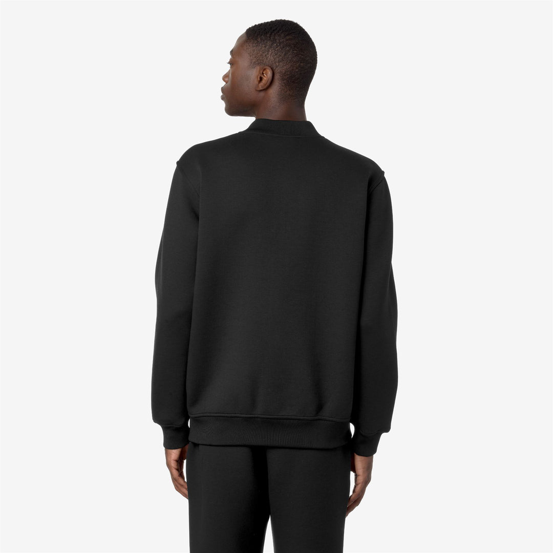 Giacca Bomber Fleece Calda Uomo Nera Grigia per Attività Outdoor main