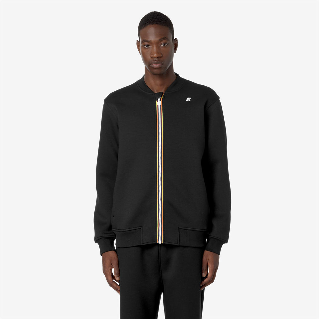 Fleece_MAN_ABEL SPACER_Jacket_Black Pure - Commercial 4