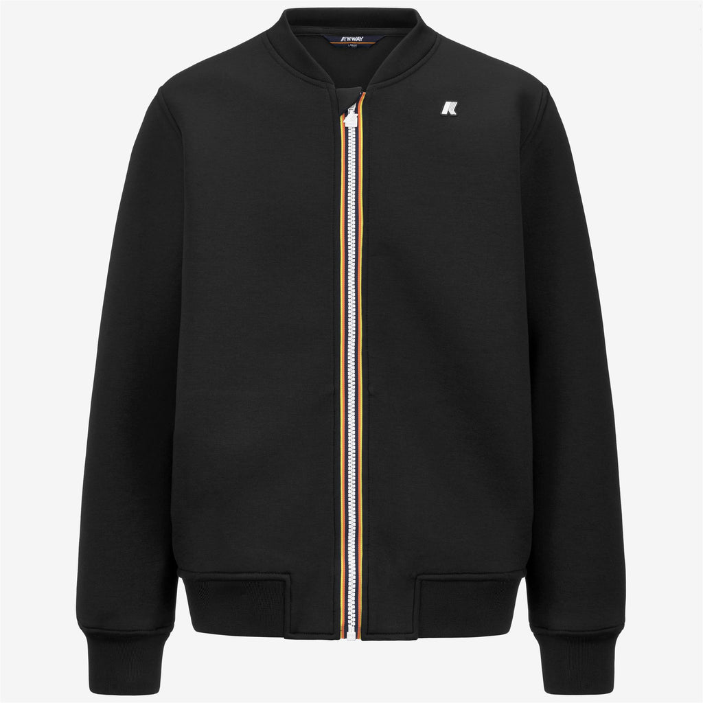 Fleece_MAN_ABEL SPACER_Jacket_Black Pure - Commercial 1