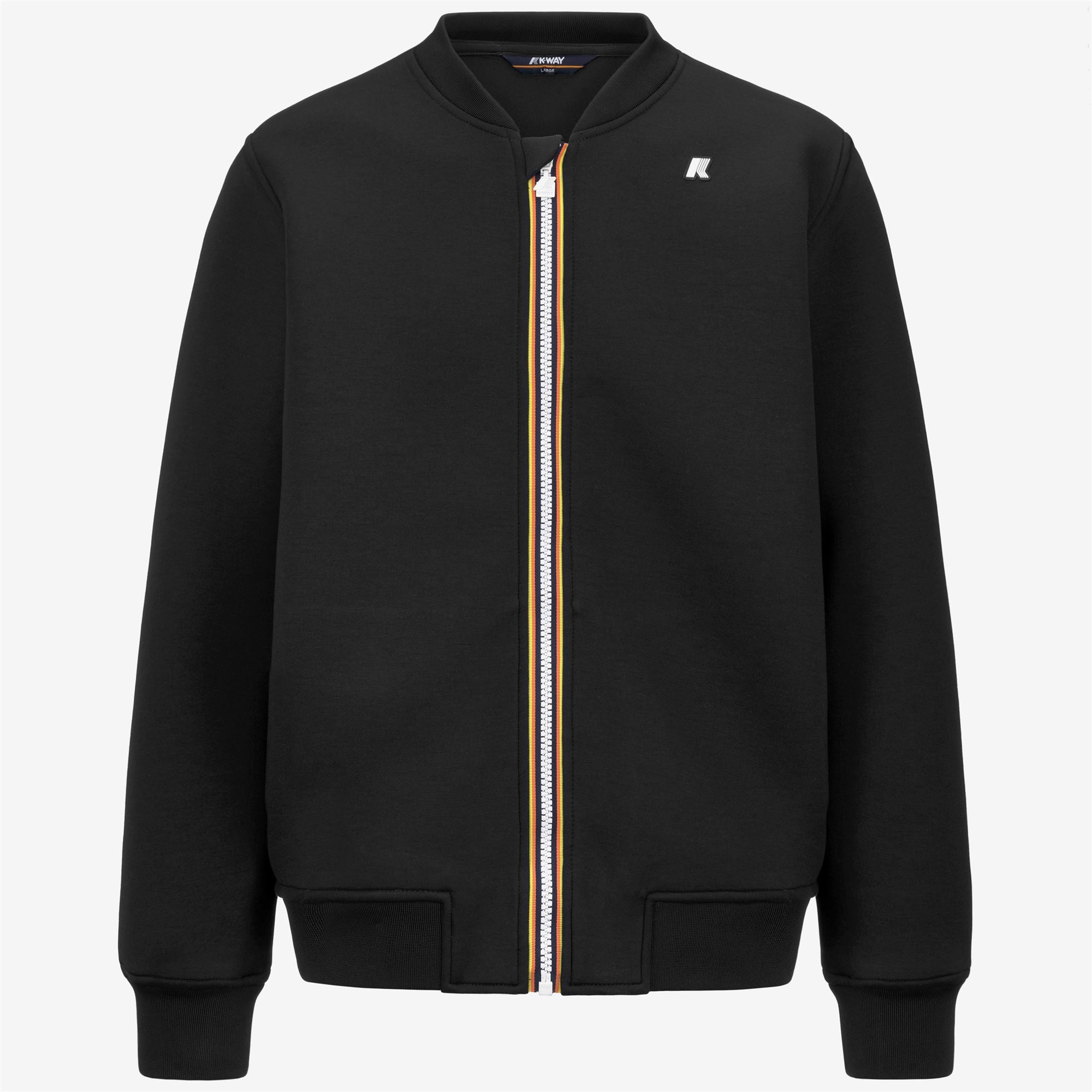 Fleece_MAN_ABEL SPACER_Jacket_Black Pure - Commercial 1