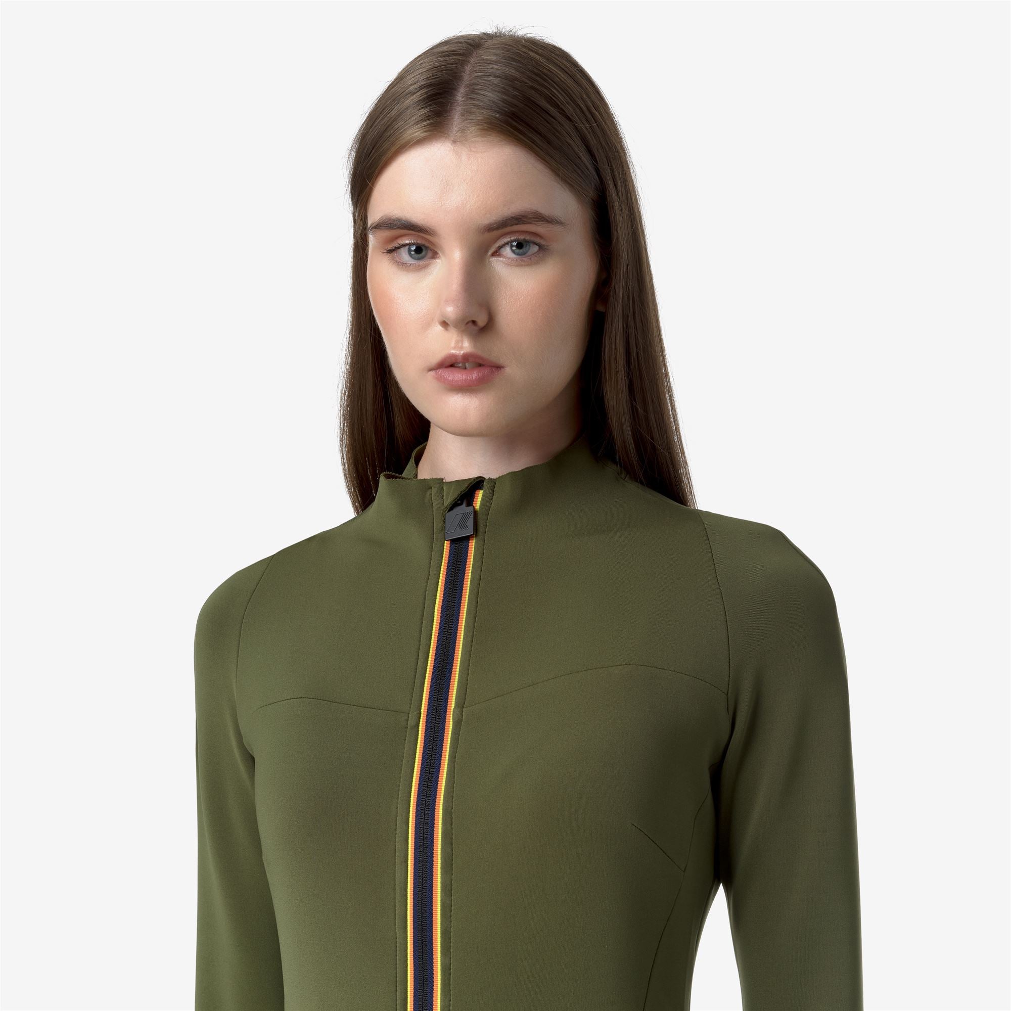 Dresses_WOMAN_SHASY SCUBA_Long_Green Winter - Commercial 7