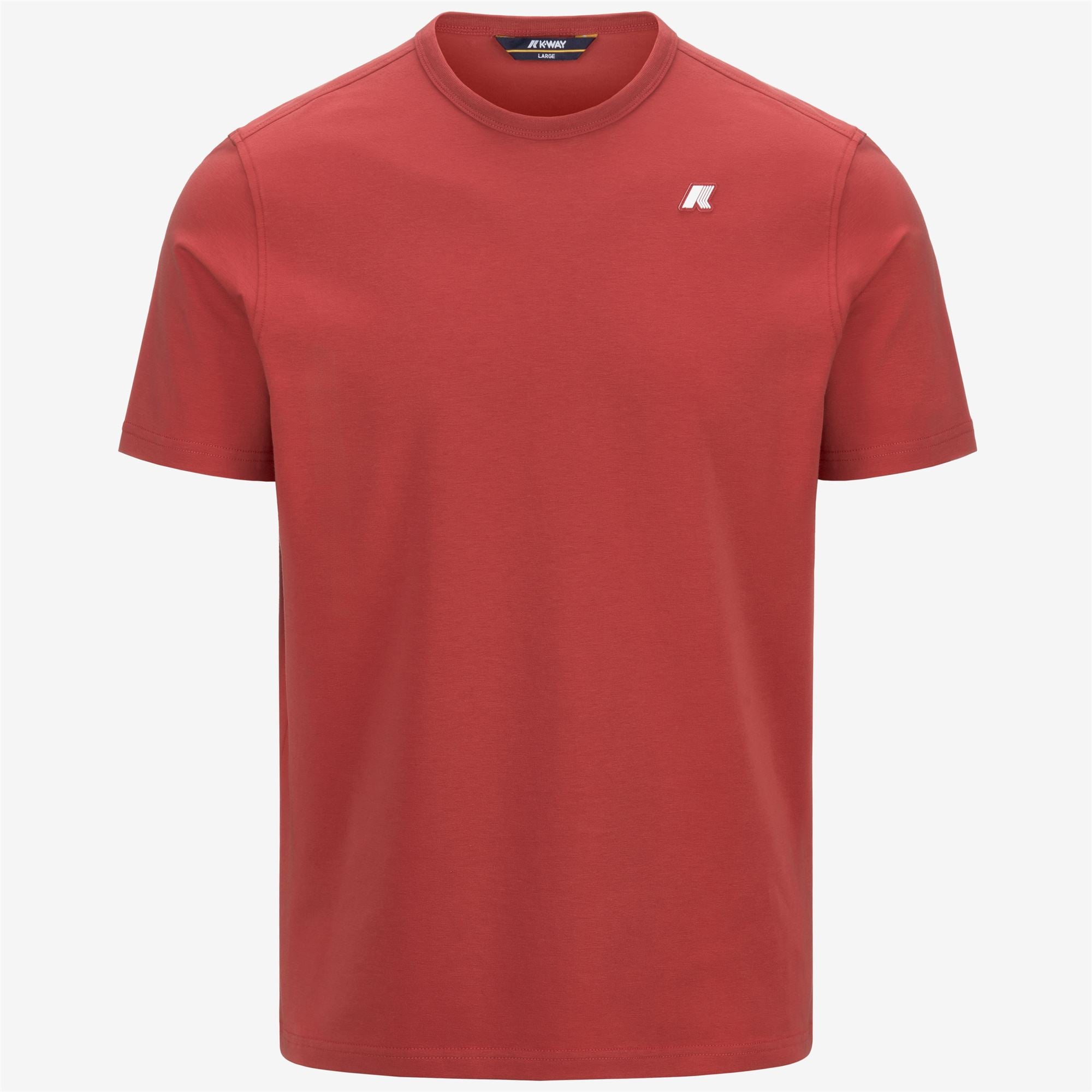 T-Shirts & Top_MAN_ADAME LIGHT STRETCH JERSEY_T-Shirt_Red Jasper - Commercial 1