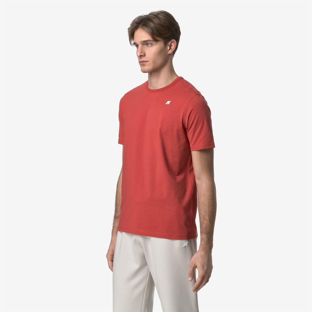 T-Shirts & Top_MAN_ADAME LIGHT STRETCH JERSEY_T-Shirt_Red Jasper - Commercial 5